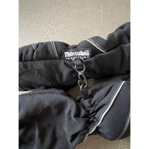 Thinsulate Black Toddler Mittens Excellent Condition - Picture 2 of 2